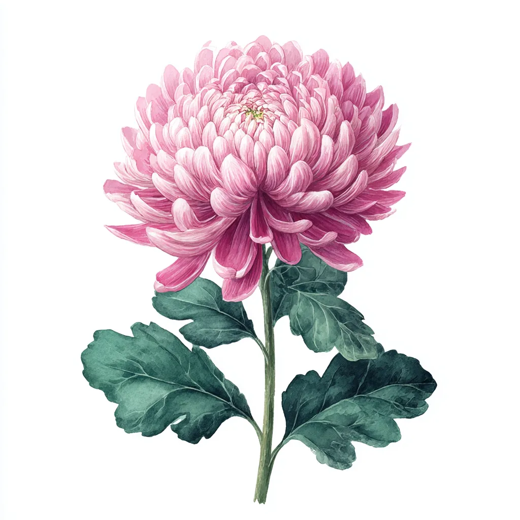 ピンクの菊
