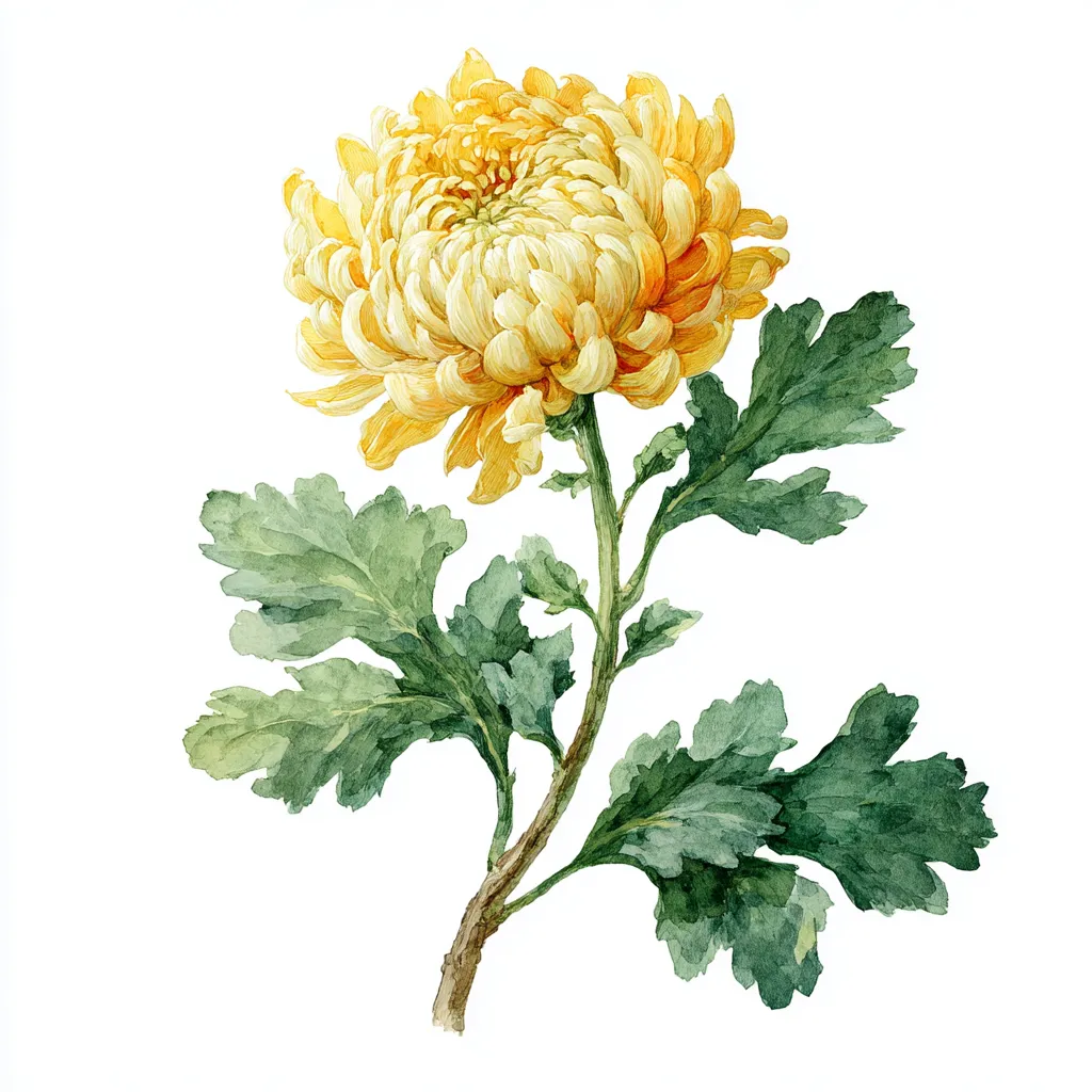 黄の菊