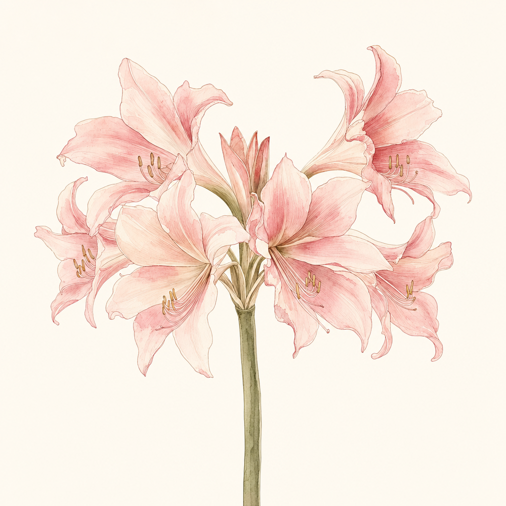 アマリリスベラドンナ（Belladonna Lily）