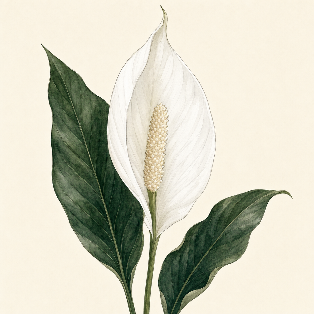 スパティフィラム（Peace Lily）